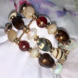NWOT Stretchy Beaded
Bracelet (3-in-1)
